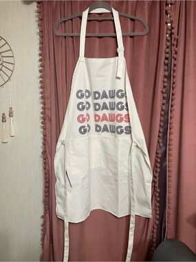 Georgia Bulldogs White Cotton Apron with multiple Pockets